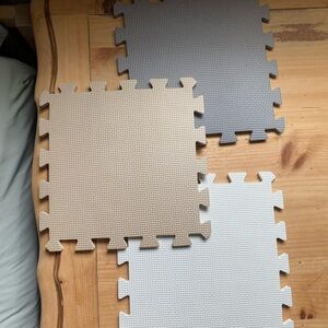 Soft Non-Toxic Baby Play Mats // Rubber Tiles Bundle